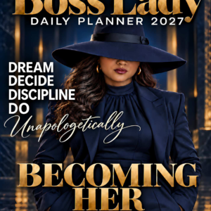 Bosslady Daily Planner 2027 – Becoming Her